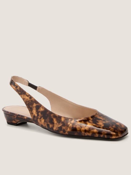 Tuckernuck Shoes - NWOT TUCKERNUCK Tortoise Liv Slingback Flats 8.5